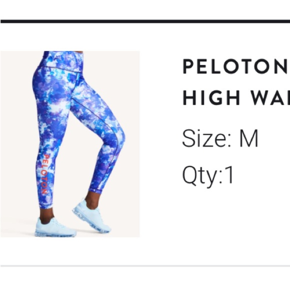 Used High Waist Peloton Legging - Picture 7 of 7